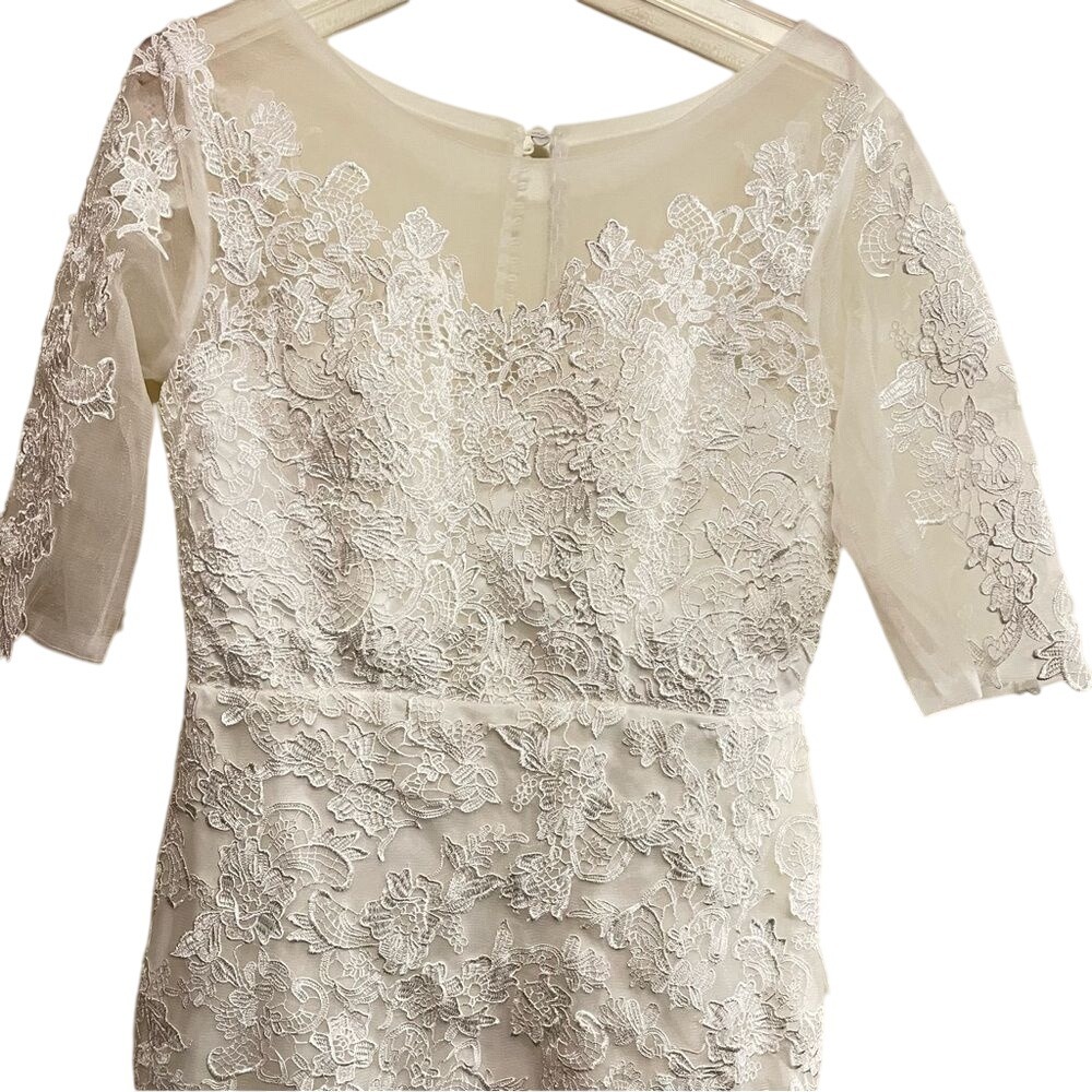 Wedding Reception White Knee Length Dress